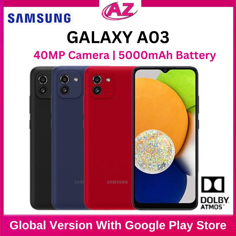 Samsung Galaxy A03/ A03 Core / A04 / A04s / A03S 4G | 64GB 4GB | 32GB 3GB | 32GB 2GB | Local Seller Warranty